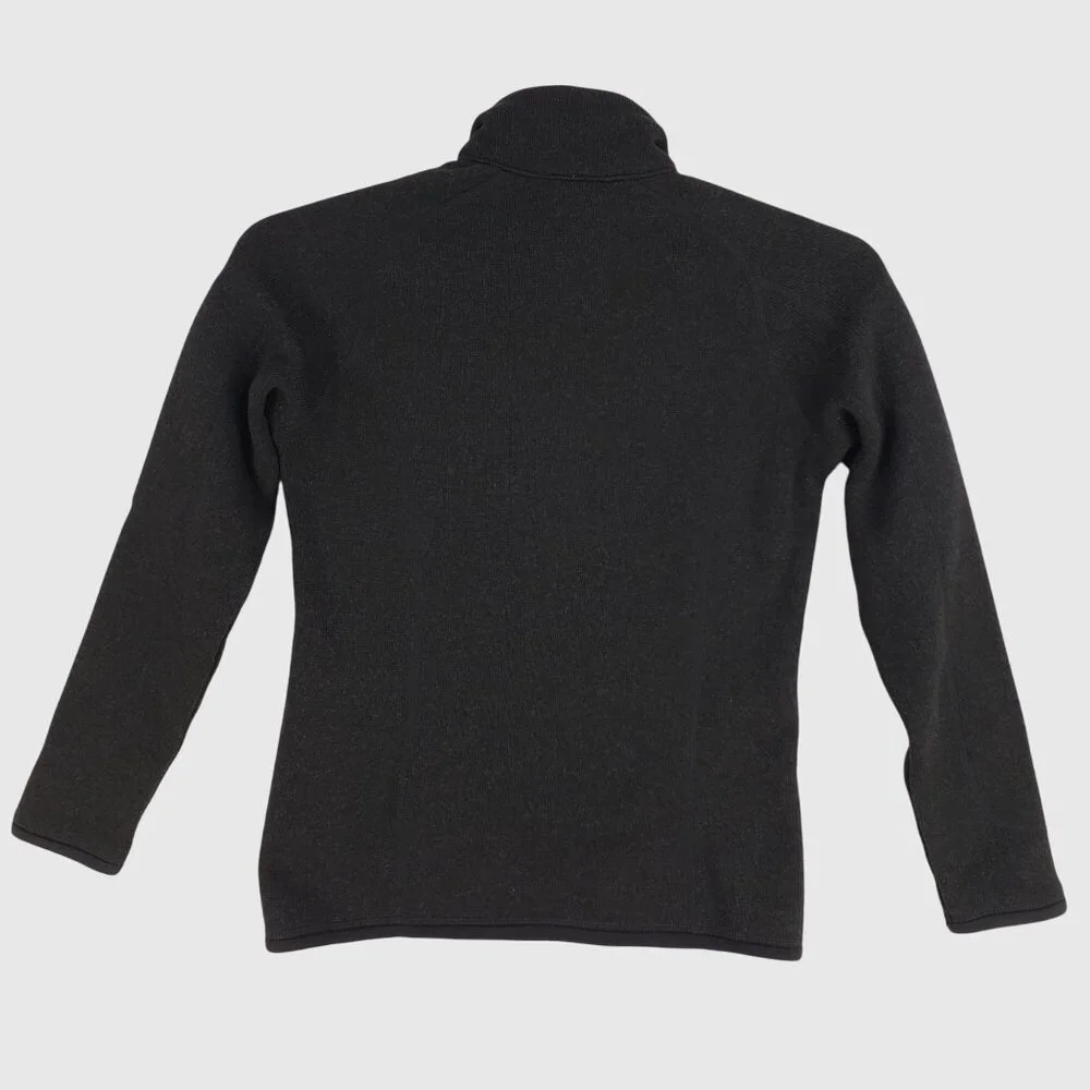 Patagonia Better Sweater 1/4 Zip Pullover Black Women's XS - Picture 2 of 9